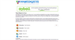 Desktop Screenshot of 99widgets.com